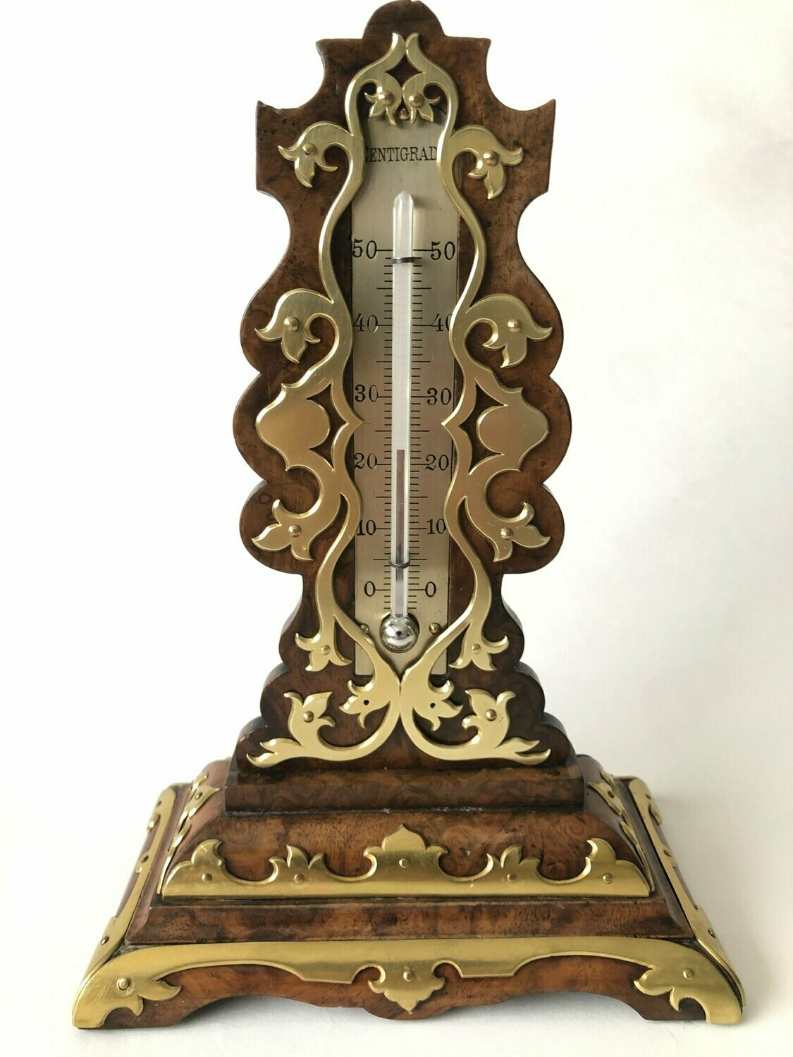 Walnut Thermometer Stand