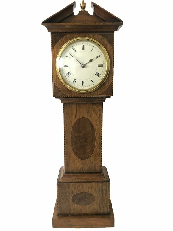 Miniature Mahogany Longcase Clock