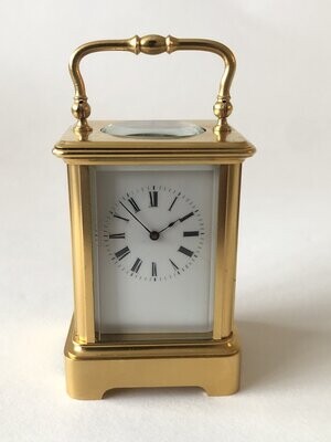 Miniature Gilt Carriage Clock