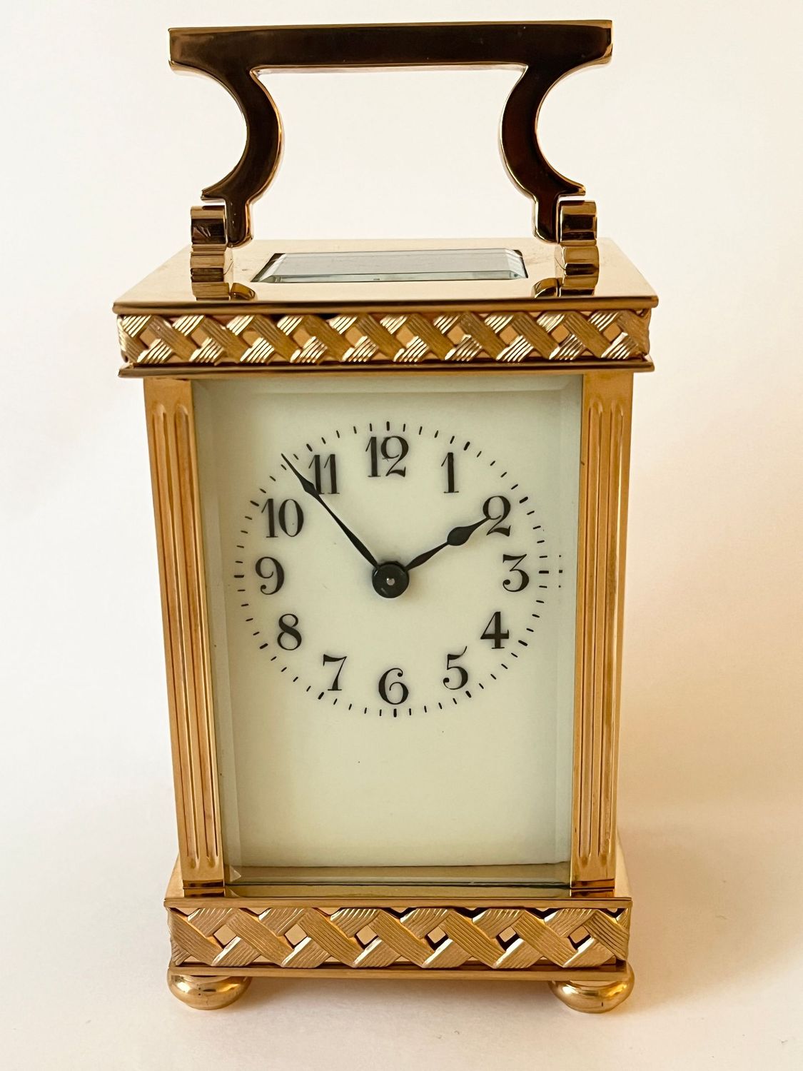 Gilded Timepiece Carriage Clock