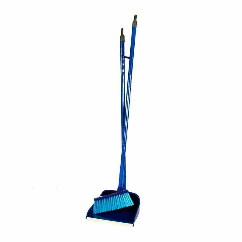Dust Pan with Brush &amp; Long Stick