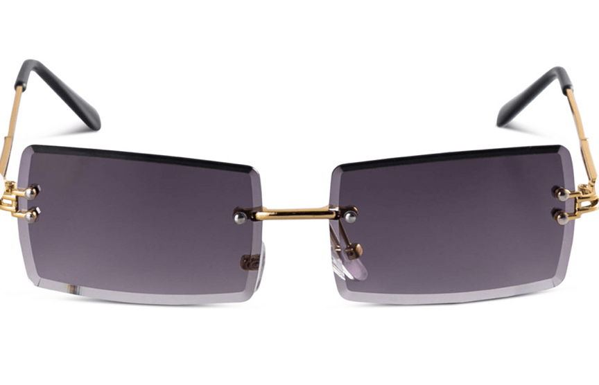 Frameless sunglasses