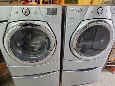 KIT laveuse sécheuse frontale Whirlpool  TAXES INCLUSES  et GARANTIE 6 MOIS