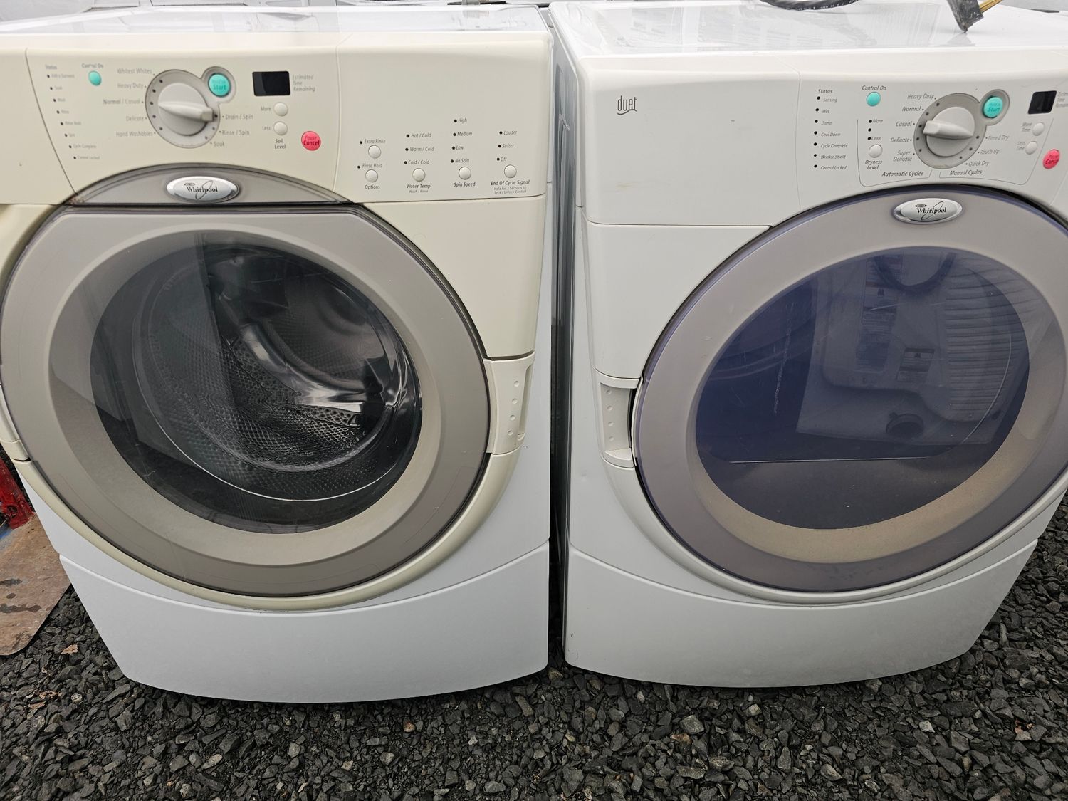 KIT laveuse sécheuse frontale Whirlpool duet  TAXES INCLUSES GARANTIE 6 MOIS