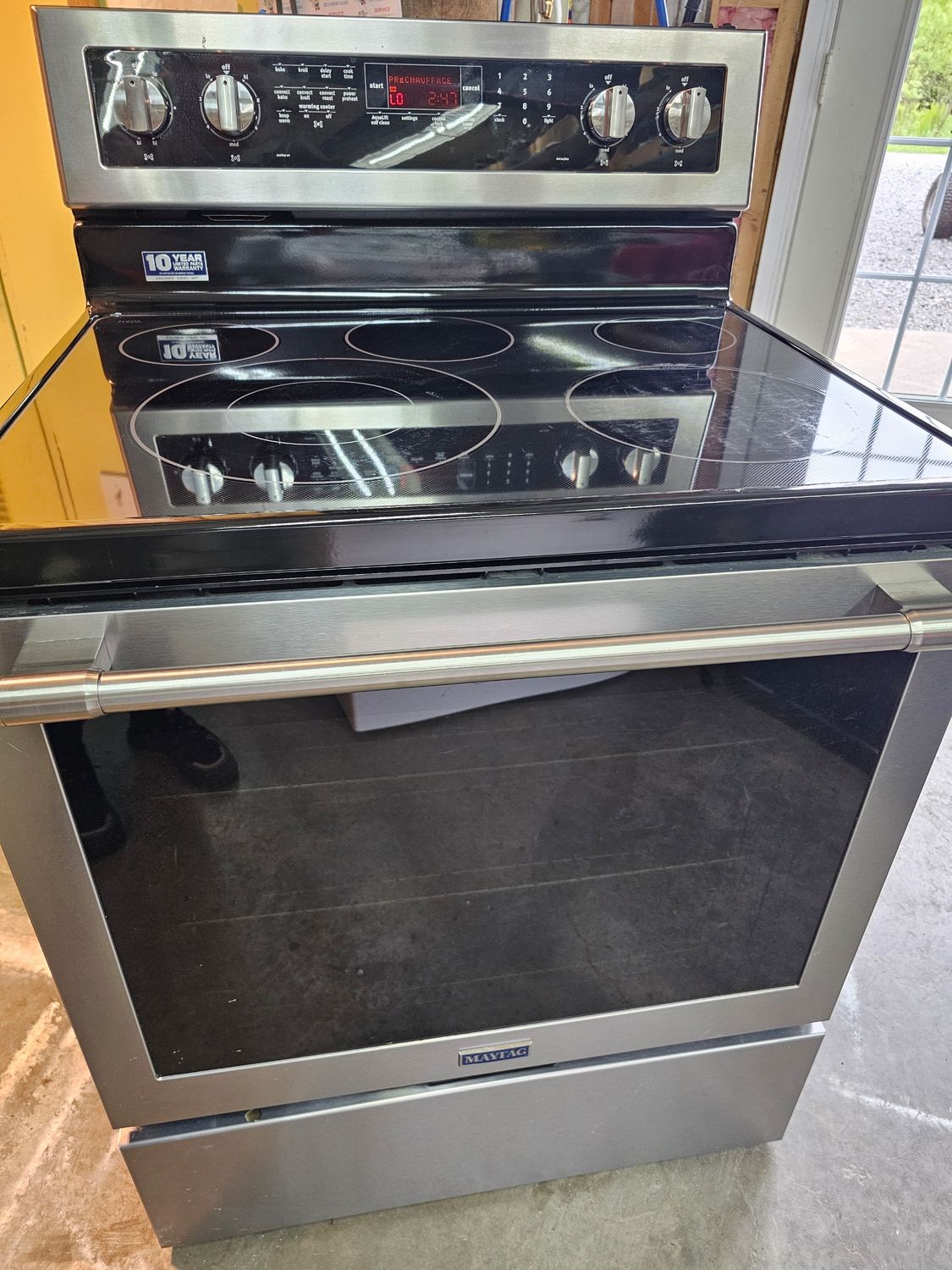 Cuisinière vitrocéramique convection Maytag TAXES INCLUSES GARANTIE 6 MOIS