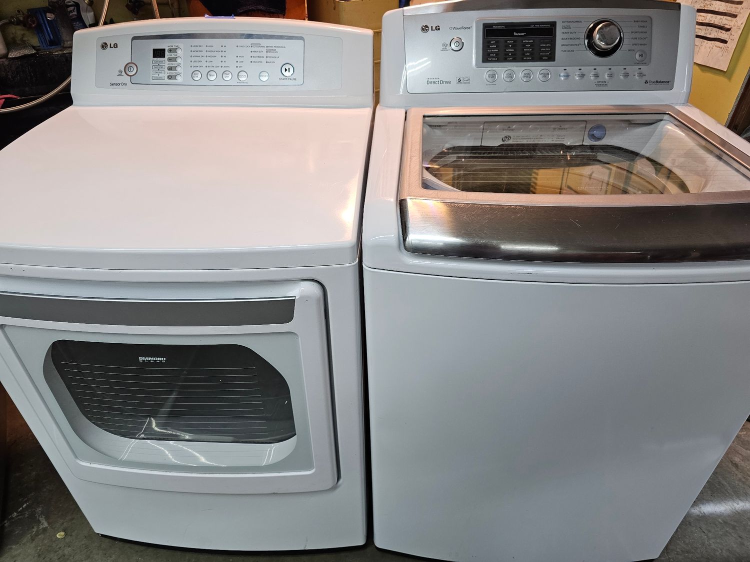 KIT laveuse sécheuse HE haute efficacité LG TAXES INCLUSES GARANTIE 6 MOIS