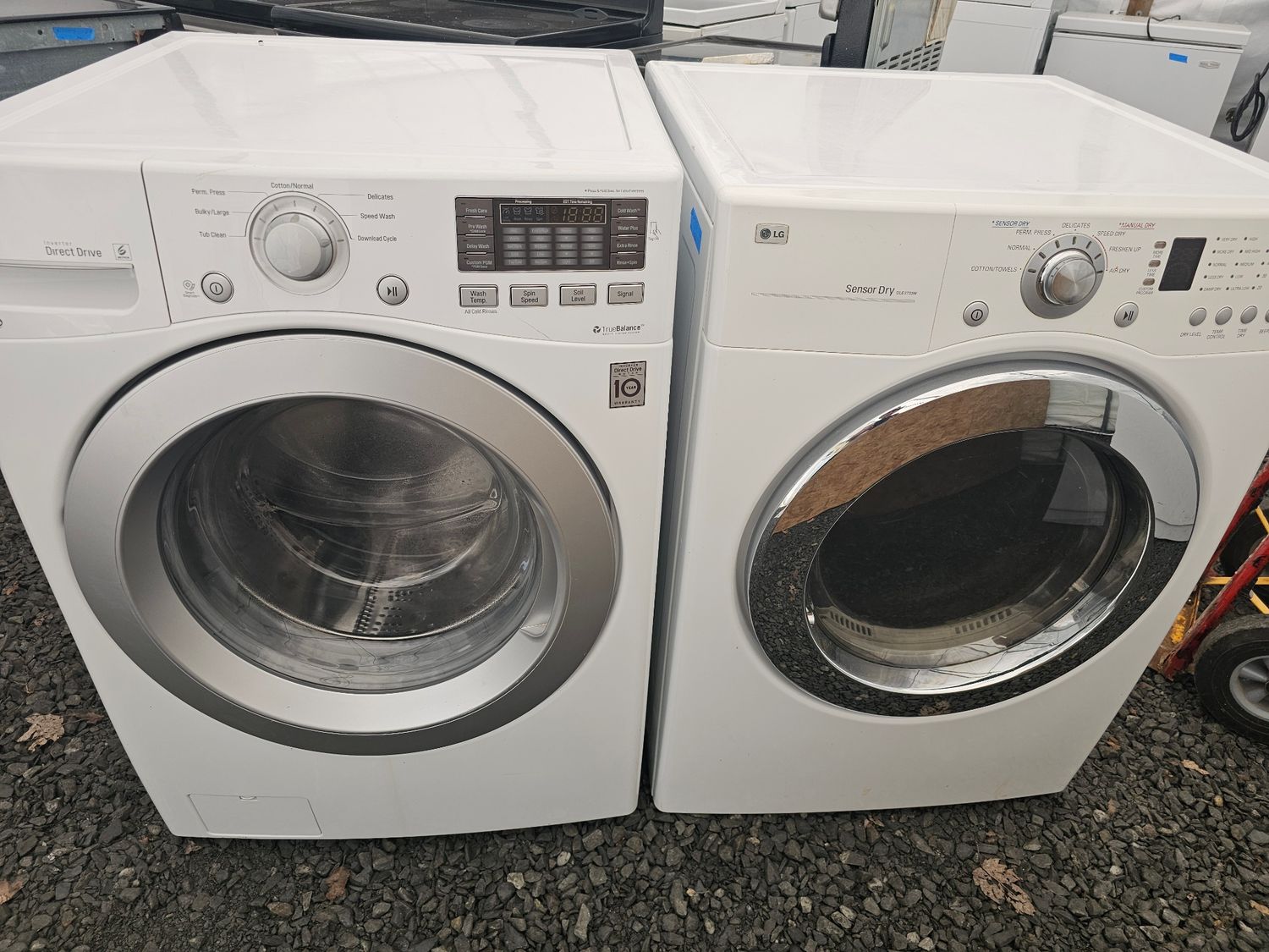 KIT laveuse sécheuse frontale LG TAXES INCLUSES GARANTIE 6 MOIS