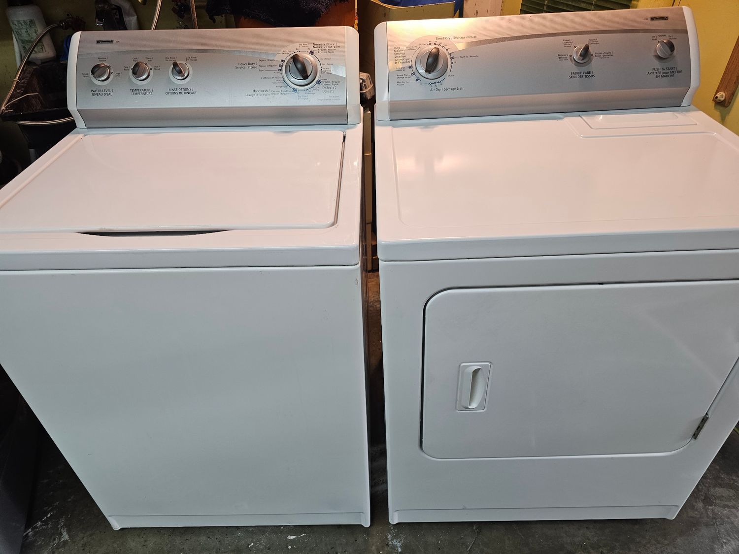 KIT laveuse sécheuse pivot Kenmore TAXES INCLUSES GARANTIE 6 MOIS