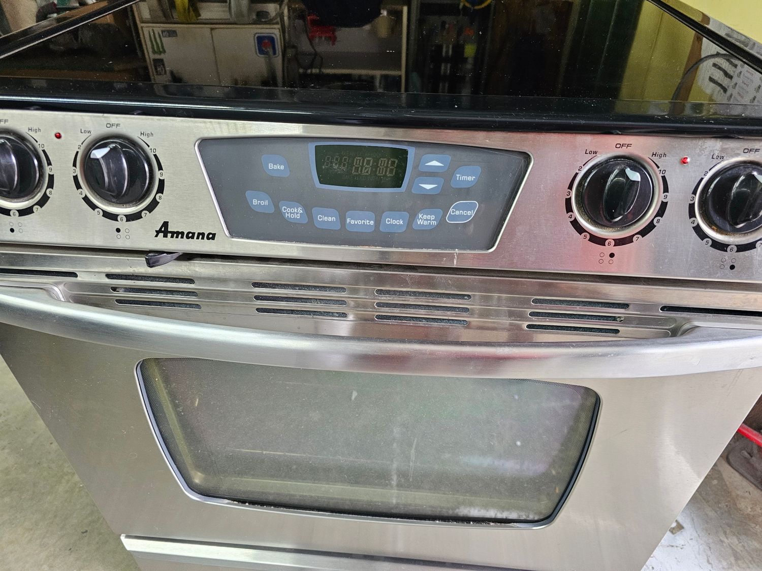 Cuisinière encastré vitrocéramique Amana  GARANTIE 6 MOIS