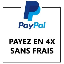 Payer en 4 versements SANS INTÉRÊTS avec PAYPAL