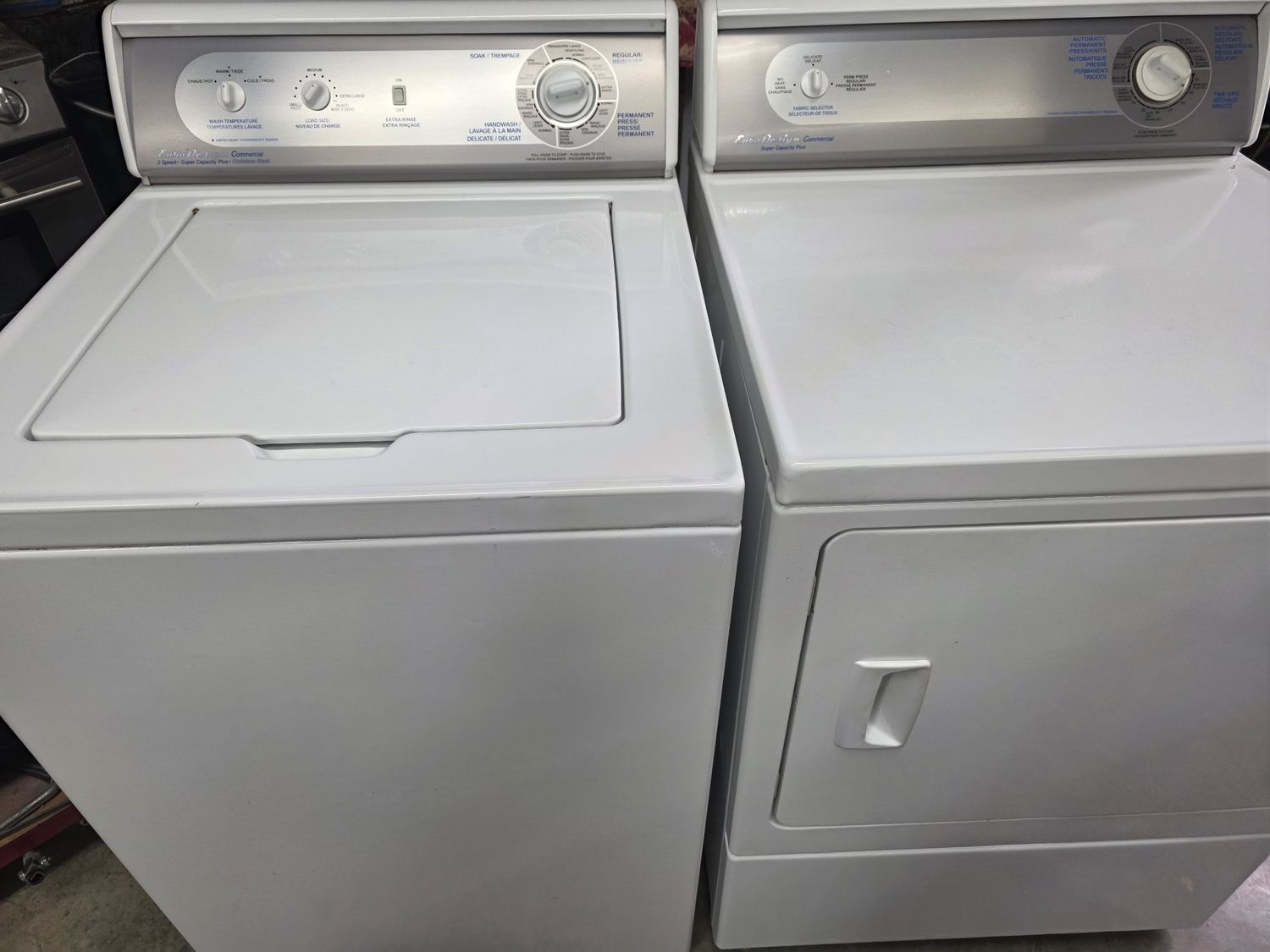 KIT laveuse sécheuse pivot commerciale EuroDesign GARANTIE 6 MOIS