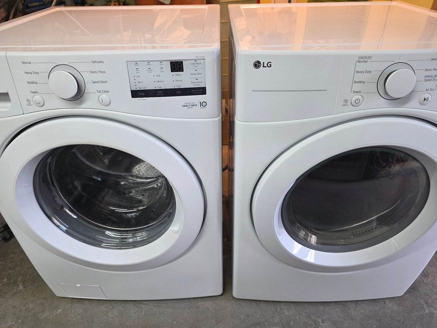 KIT laveuse sécheuse frontale LG GARANTIE 6 MOIS