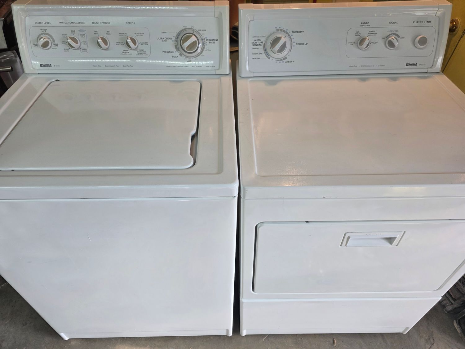 KIT laveuse sécheuse pivot ROBUSTE Kenmore GARANTIE 6 MOIS