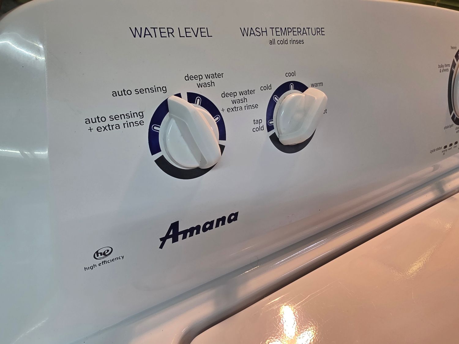 Laveuse avec pivot Amana  GARANTIE 6 MOIS
