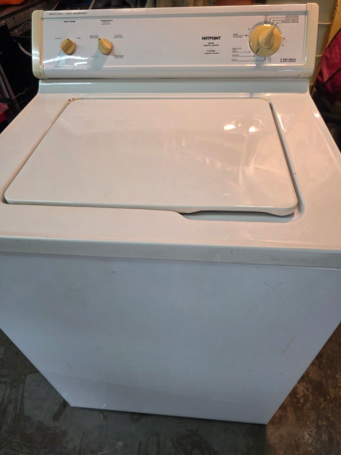 Laveuse avec pivot Hotpoint GARANTIE 6 MOIS