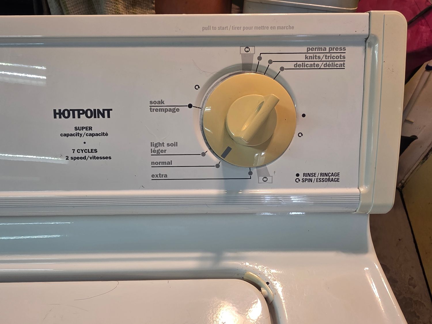 Laveuse avec pivot Hotpoint GARANTIE 6 MOIS