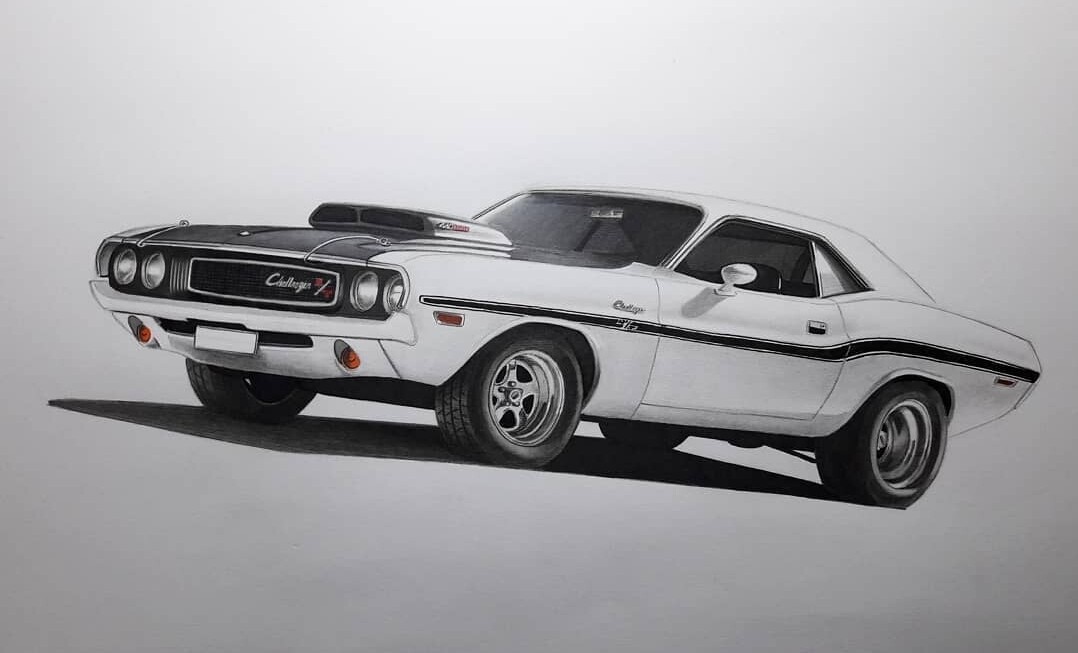 Sketch Auto Americane