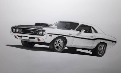 Sketch Auto Americane