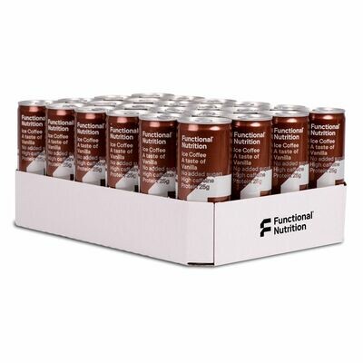 Protein Ice Coffee 250ml - Vanilla - Kassi 24 stk