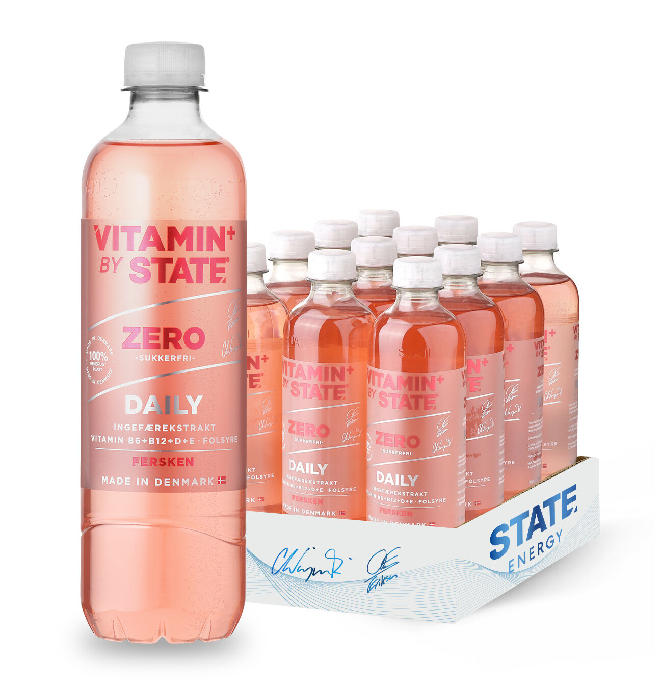 Vitamin+ by STATE Ferskju Kippa 12 stk