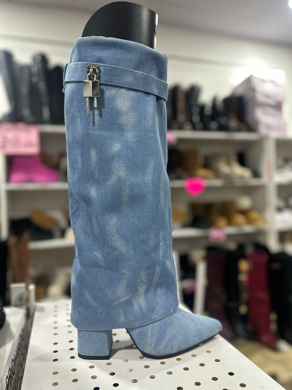 Bota candado jeans 5Y48-1