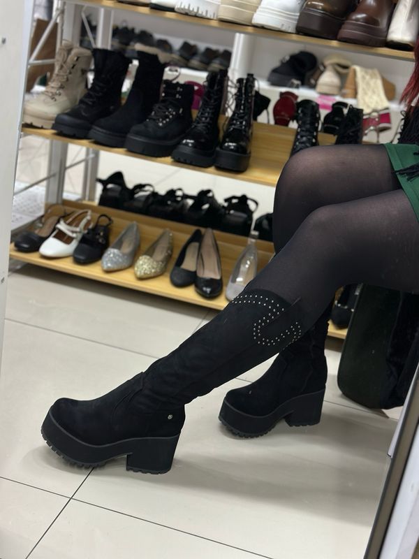 Bota plataforma R63 NEGRO