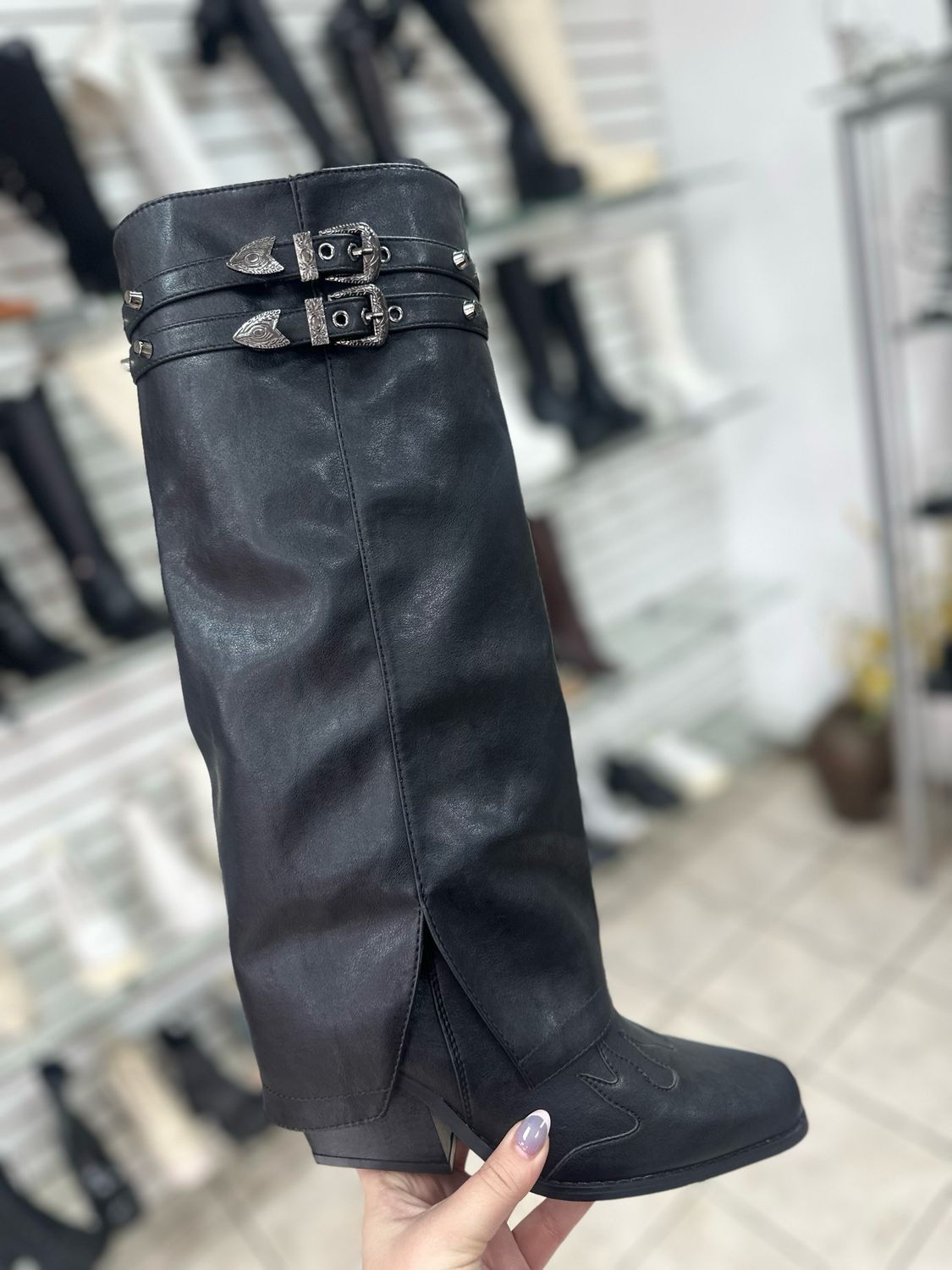 Bota texana Negro 💕