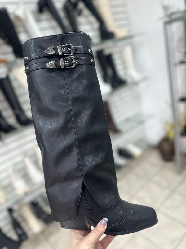 Bota texana Negro 💕
