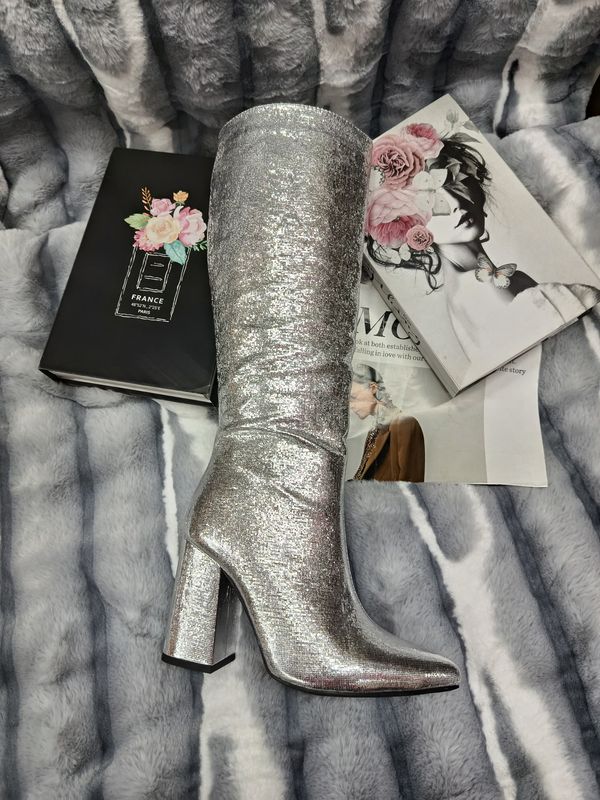 Bota brillante 5Y41-16 SILVER
