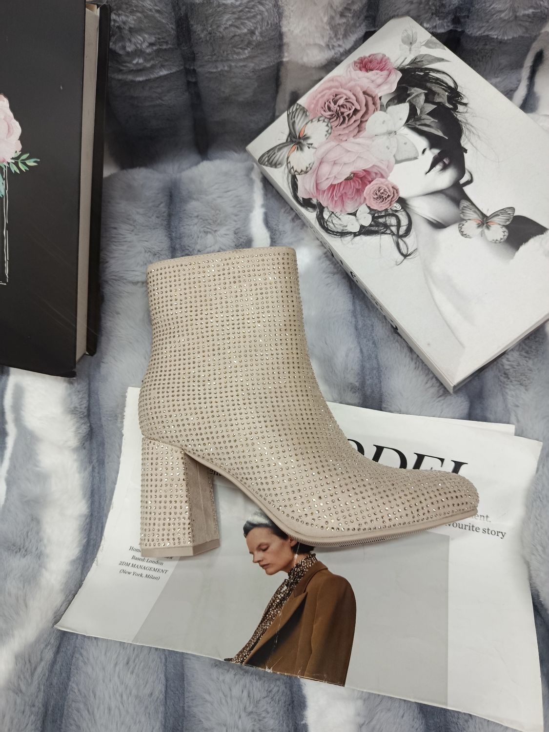 Botin beige brillo 5361-18