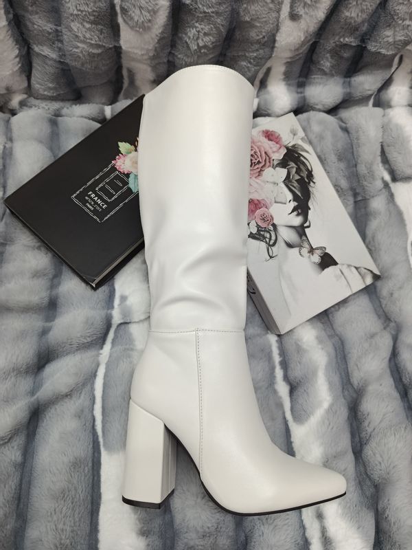 Bota lisa 25JS06 BLANCO