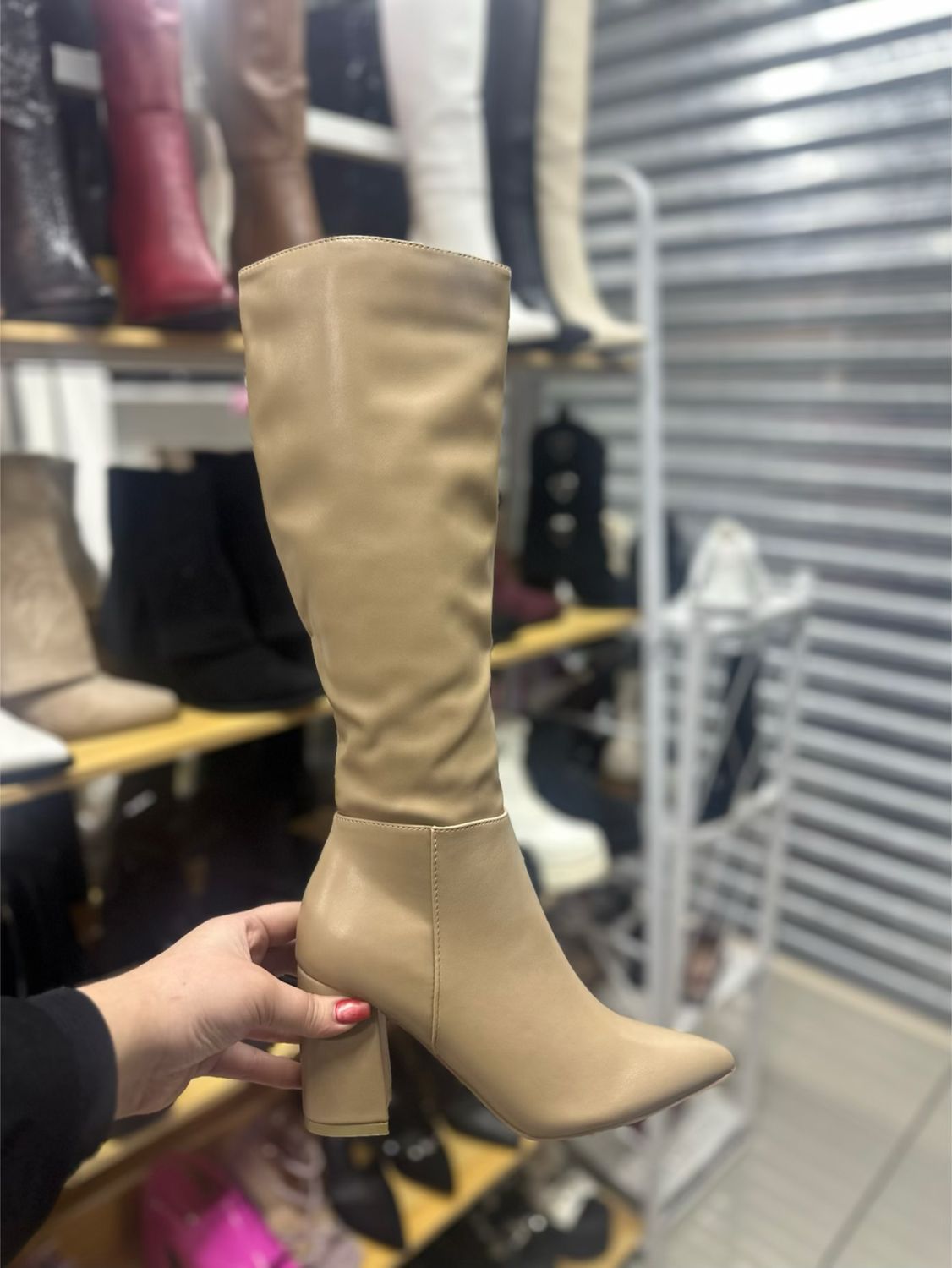 Bota lisa KHAKI T-009