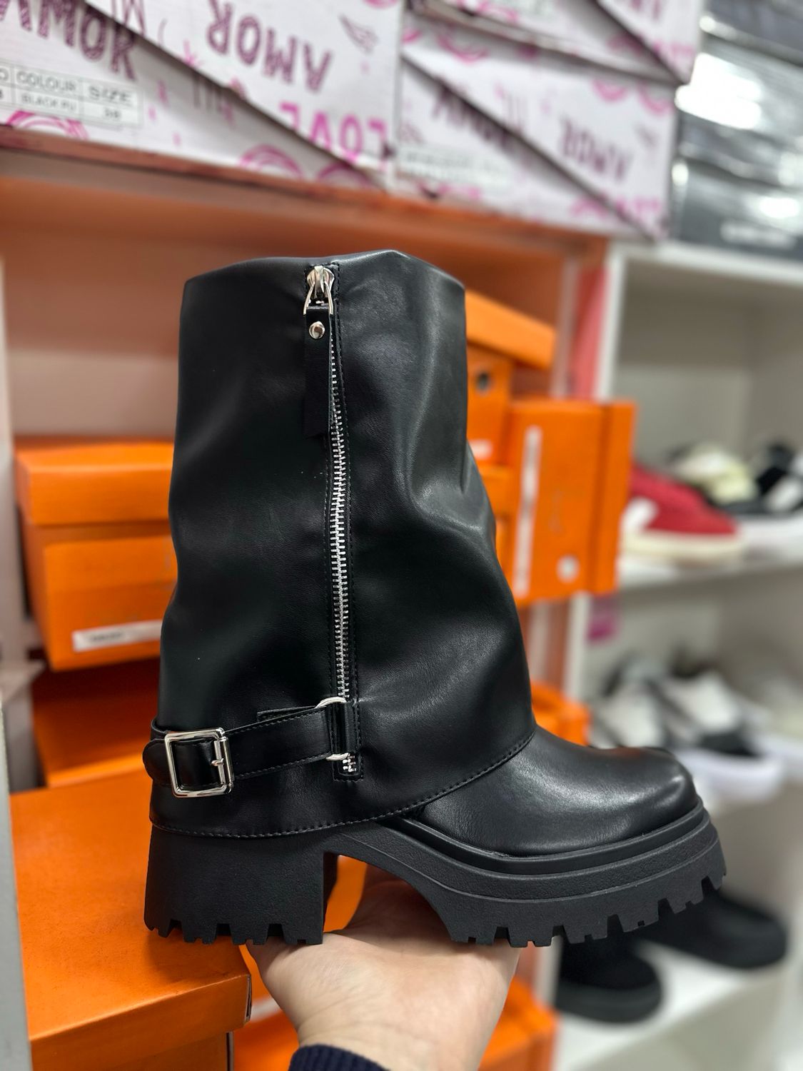 Botin 6G25-1 Negro