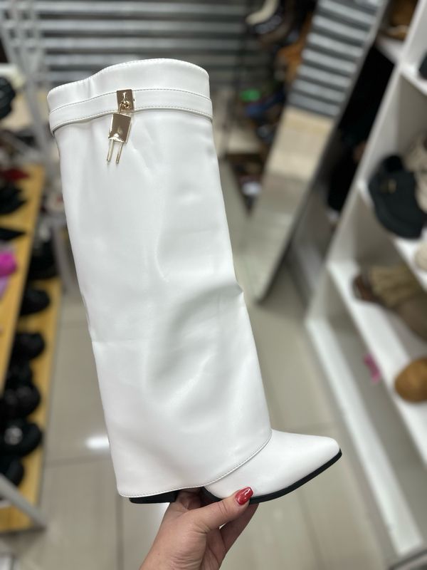 Bota candado tac bajo Q65 BLANCO