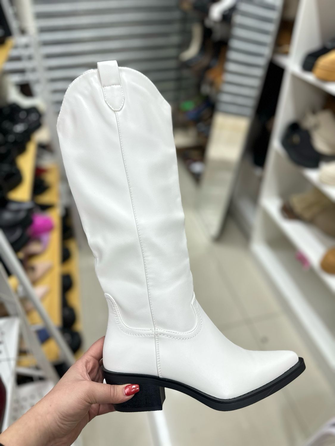 Bota texana BLANCA 2406