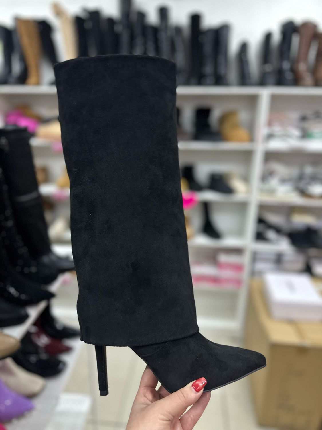 Bota 26-35T NEGRO GAMUZA