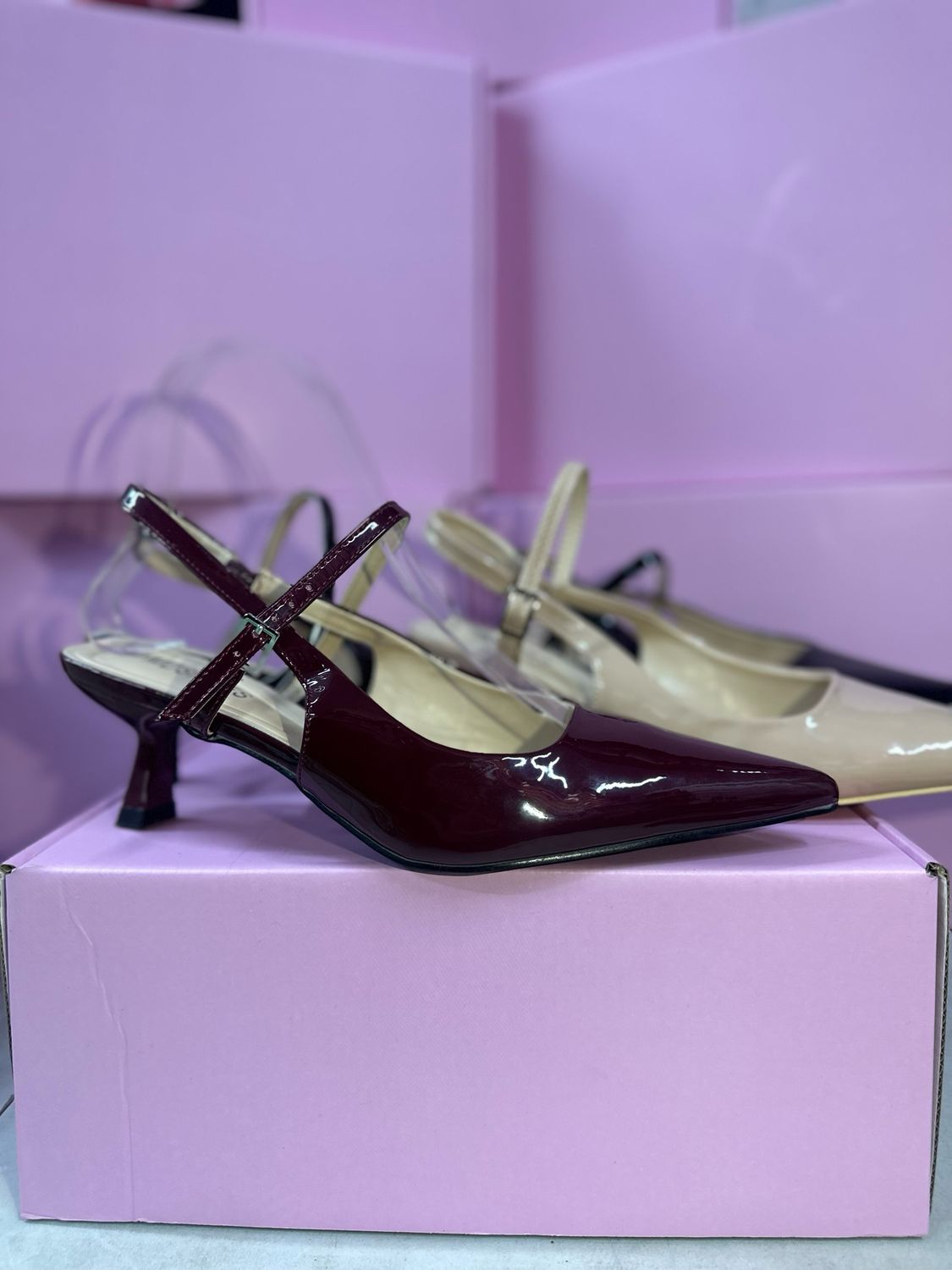 Puntilla taco 5cm 6K02-20 WINE