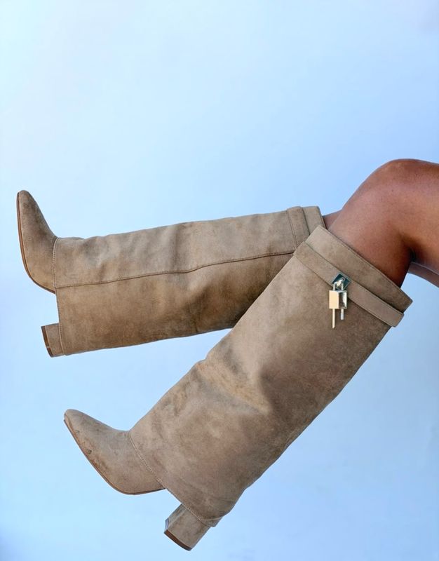Bota candado gamuza 2692 KHAKI