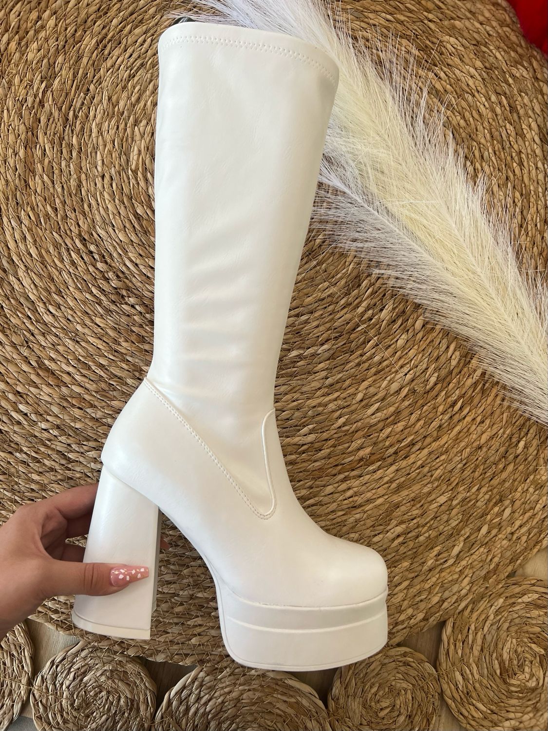 Bota plataforma 2380 BLANCO
