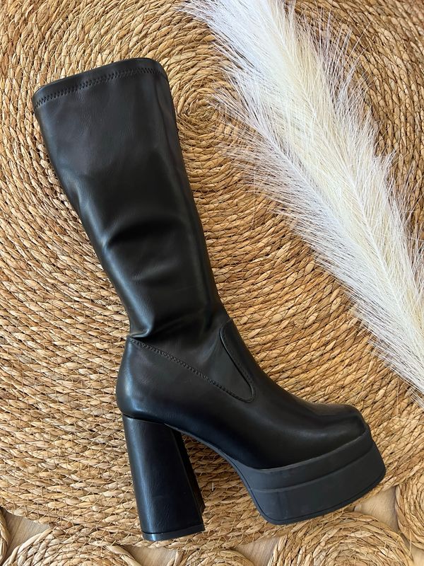 Bota plataforma 2380 NEGRO