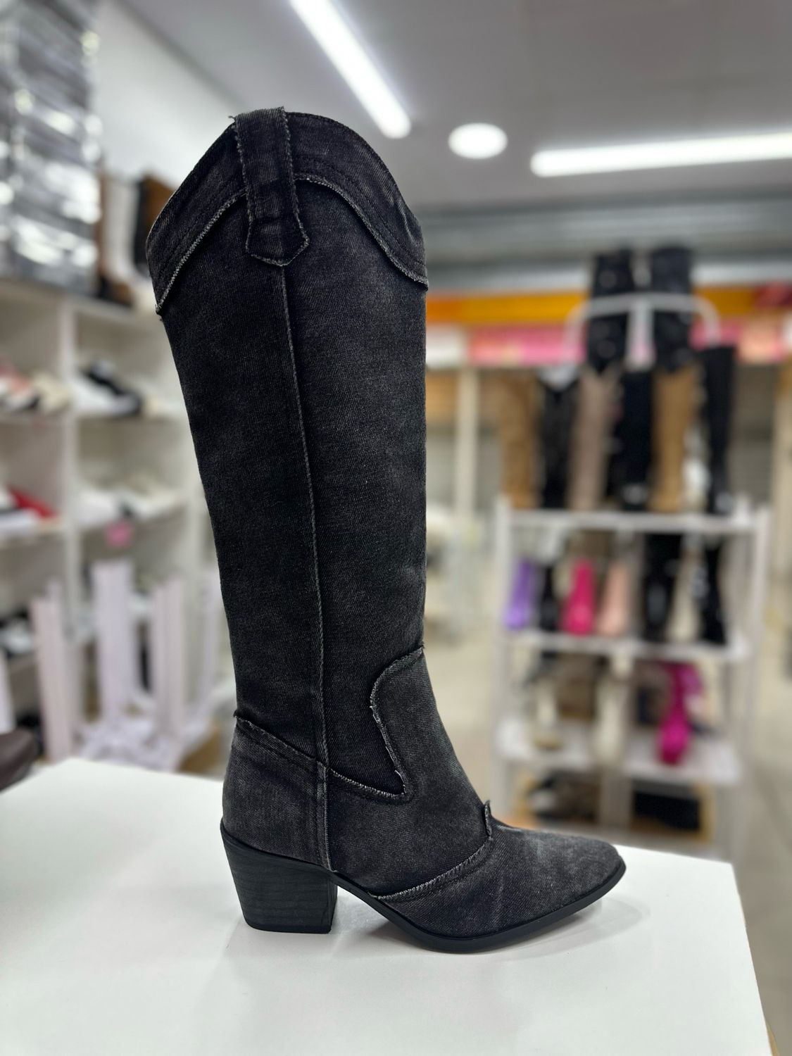 Bota texana 2509 NEGRO JEANS