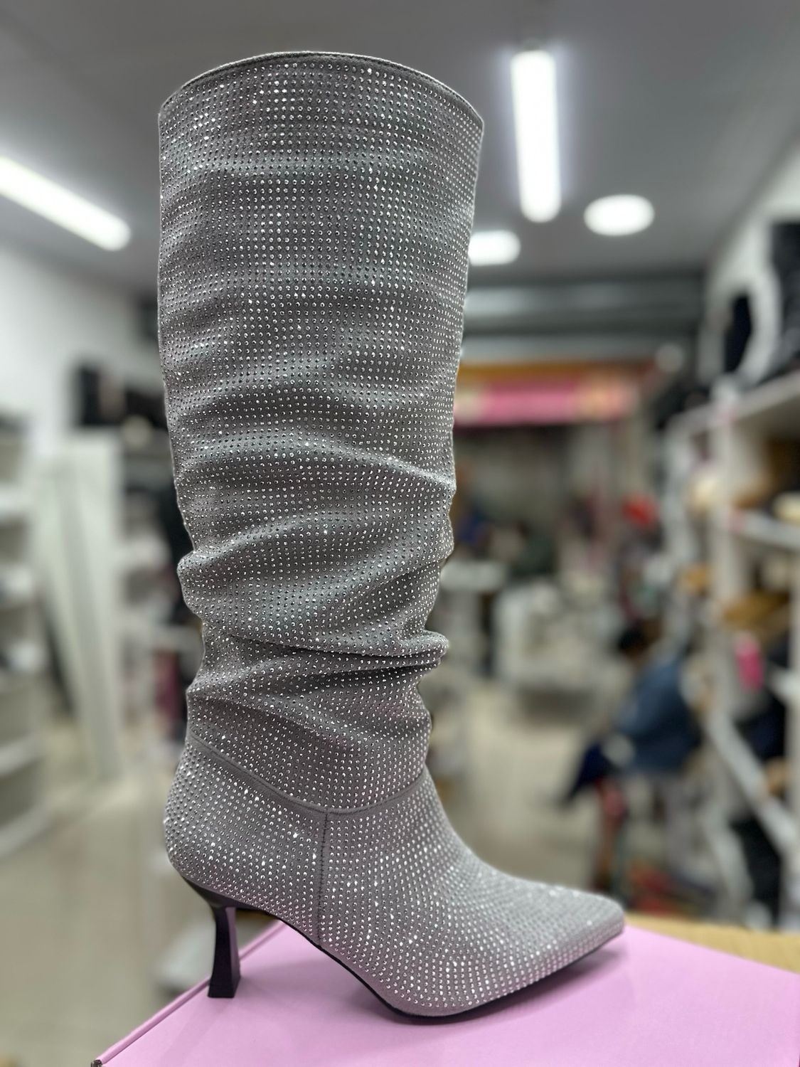 Bota brillo 6G35-16 SILVER