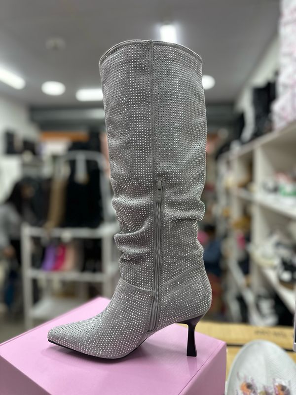 Bota brillo 6G35-16 SILVER