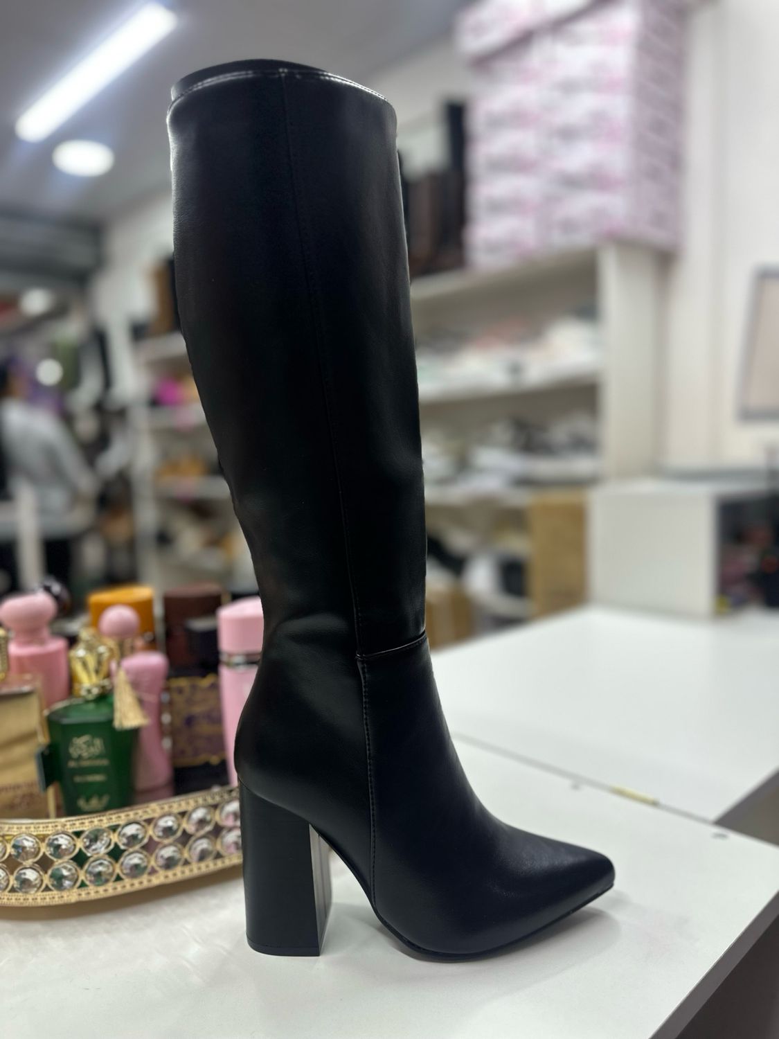 Bota lisa 25JS06 NEGRO