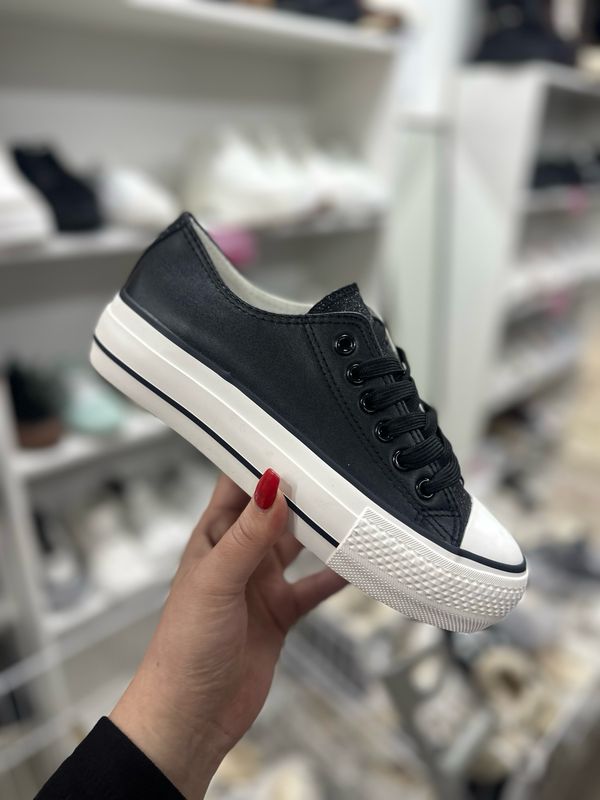 Zapatilla estilo converse 3J11-1 NEGRO Zapatilla estilo converse 3J11-1 NEGRO