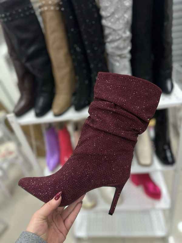 Bota brillo 6G52 VINO
