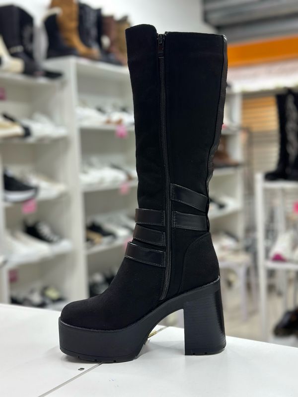 Bota plataforma F1882-1 NEGRO