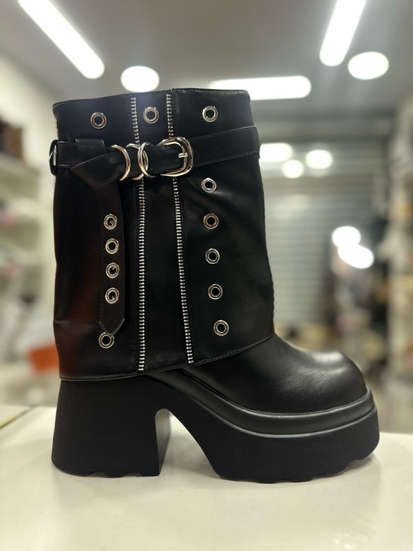Botin plataforma PG5325-1 NEGRO Botin plataforma PG5325-1 NEGRO
