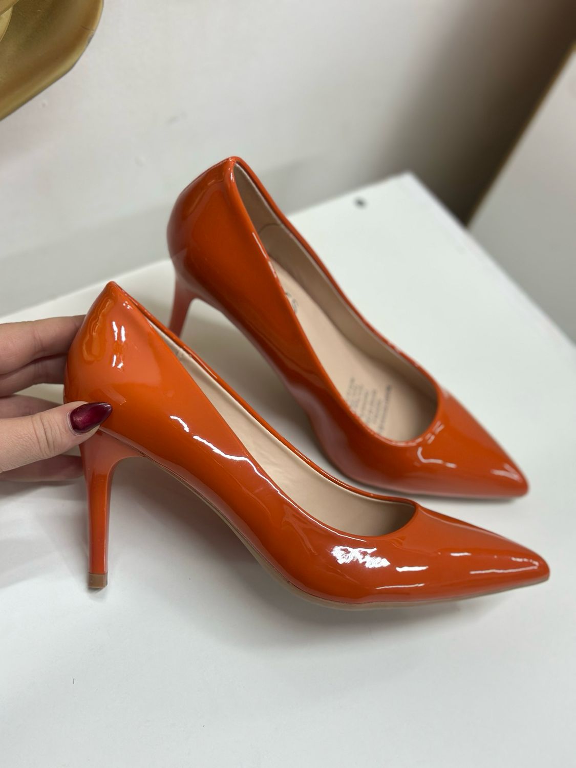 Stiletto taco 8cm 2G29-15 ORANGE