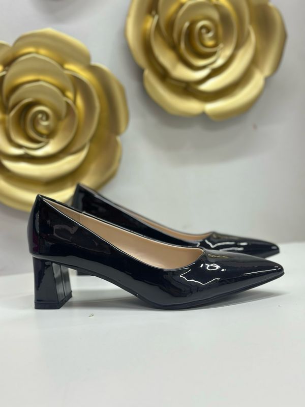 Zapato taco 5cm 5K18-1 NEGRO